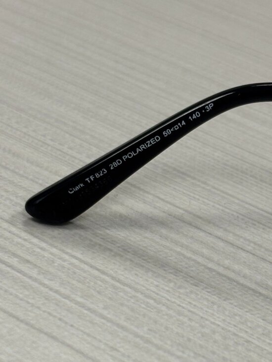 Tom Ford Clark 59 mm Polarized Sunglasses (Rose Gold/Smoke) main image 4